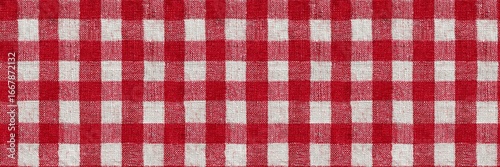 bavarian red and white checkered fabric tablecloth background texture for munich oktoberfest or other allgäu bavaria decoration , seamless pattern
