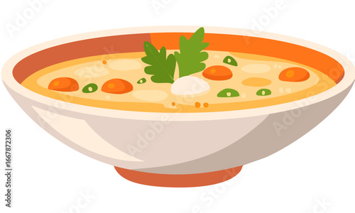 tomato soup with bread