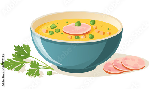 soup with bread