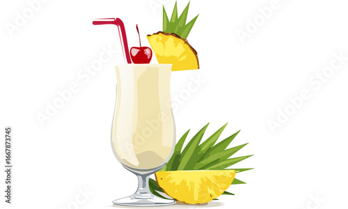 pineapple juice in glass