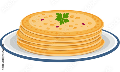 pancakes on a plate