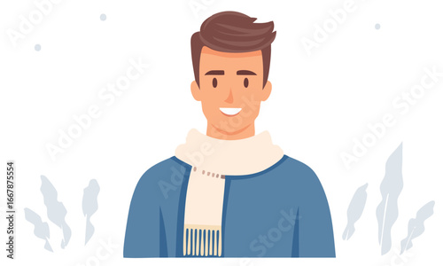 vector illustration of a man
