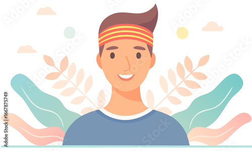 happy young woman