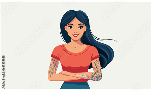 woman, vector, beauty