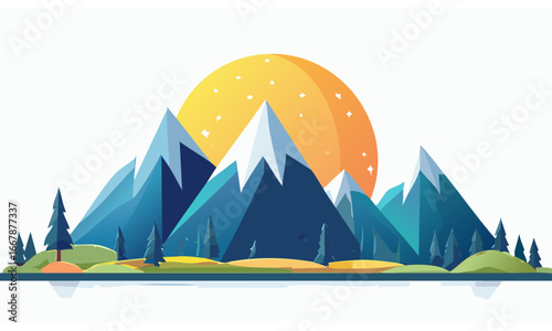 camping in the mountains