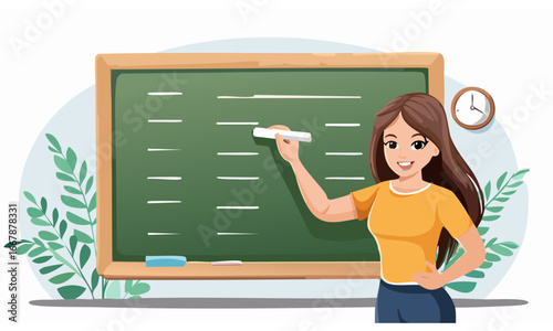 girl in classroom