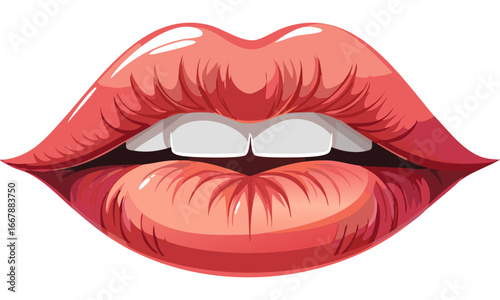 red lips