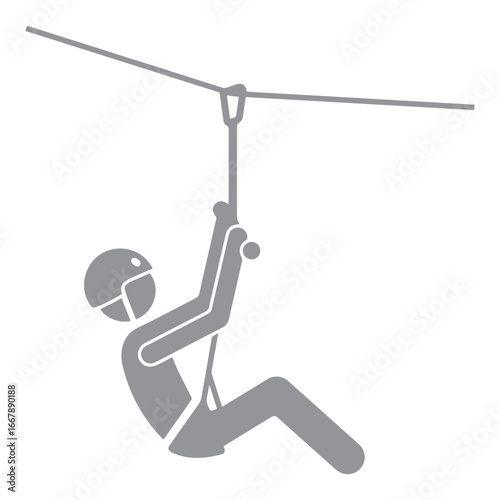 ziplining icon