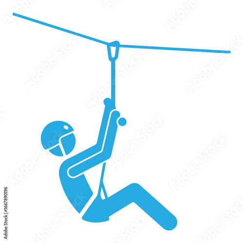 ziplining icon