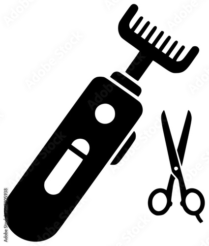 Trimmer fashion tool in a beauty salon with a stylist and other makeup accessories nearby always