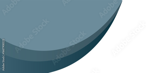 Abstract background with overlapping curved shapes in shades of blue and teal on a white backdrop, modern and minimal design.