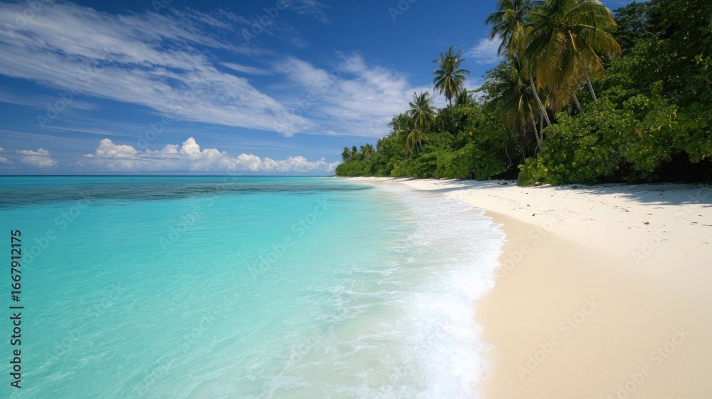 Fototapeta premium Tropical beach paradise