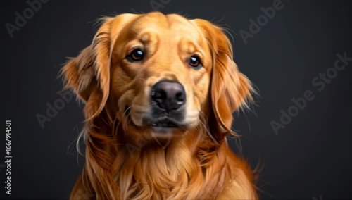 golden retriever portrait