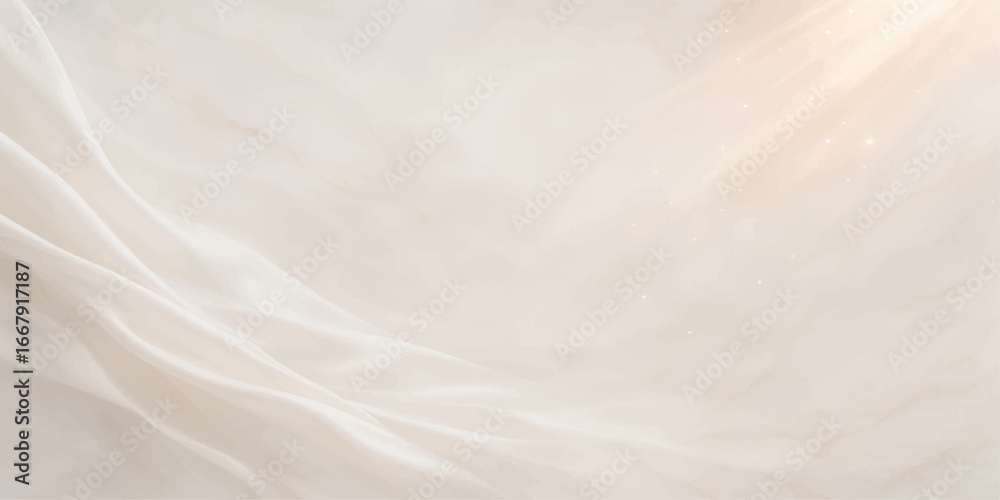 Obraz premium Light, crumpled white silk fabric with a soft, textured surface