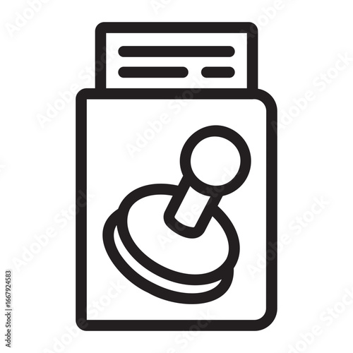 Nomad visa line icon