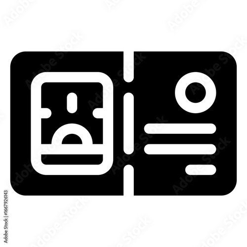 icon postcards with style glyph