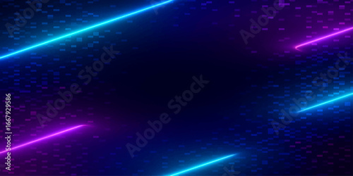 Vast cosmos with glowing nebulas and brilliant stars illuminate the dark night sky