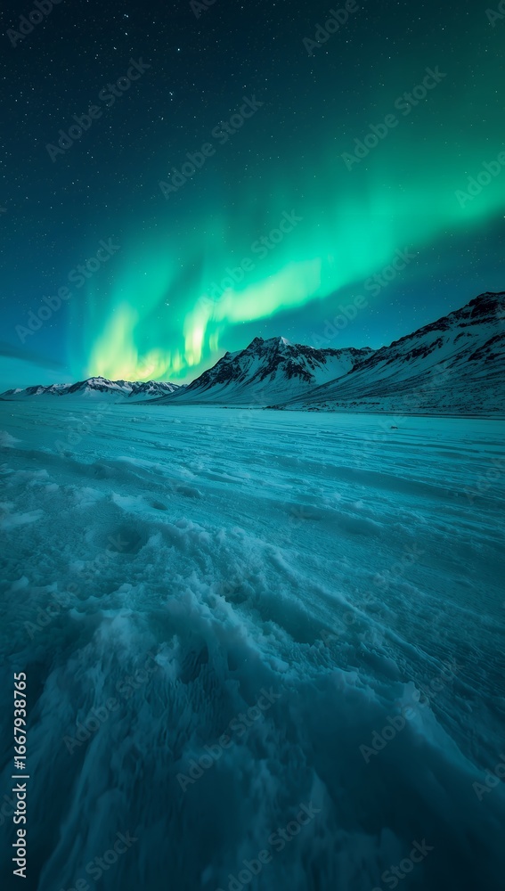 Naklejka premium Northern lights