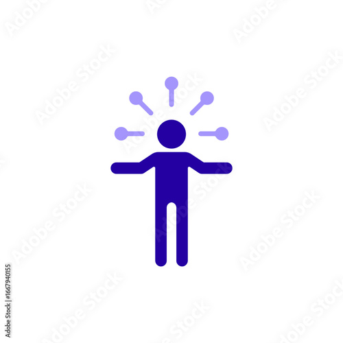 Icon a multitasking, isolated against a clean background.