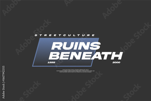 urban streetwear apparel fashion vector for printing