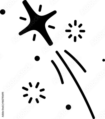 Hand Drawn Doodle Sparkling
