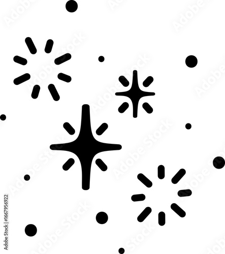 Hand Drawn Doodle Sparkling