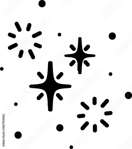 Hand Drawn Doodle Sparkling