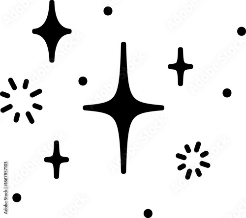 Hand Drawn Doodle Sparkling