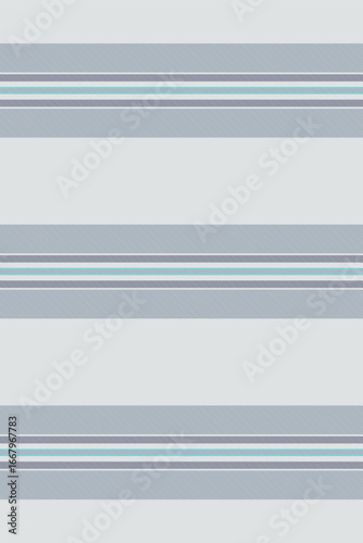 Ondustrial seamless vertical vector, blank stripe lines texture. Ieminine fabric pattern background textile in sterling silver and light slate gray colors.
