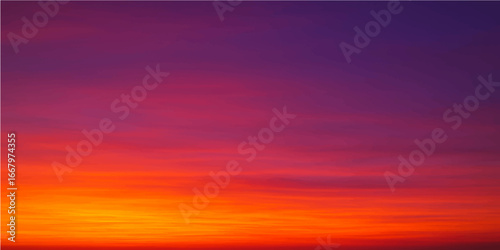 A stunning abstract backdrop with vibrant, colorful clouds painting the sky during a brilliant sunset