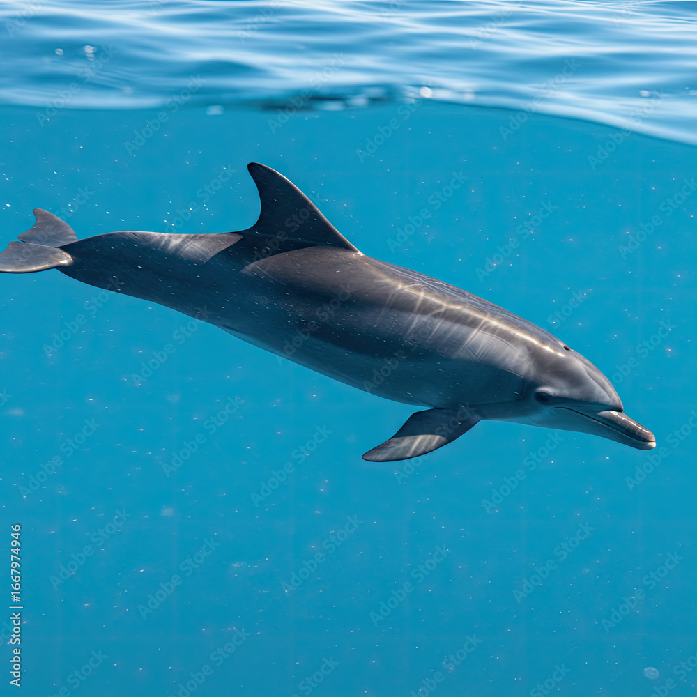 Obraz premium dolphin in the sea