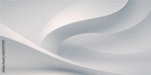 Abstract light blue waves form a smooth, flowing pattern in a soft digital backdrop with a subtle curve and texture