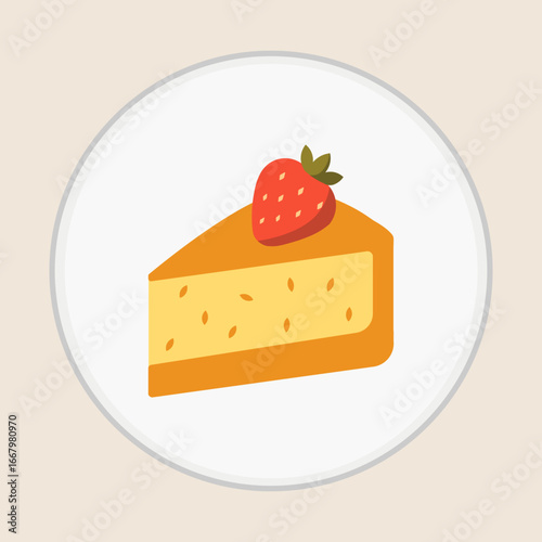 Strawberry Cheesecake Icon