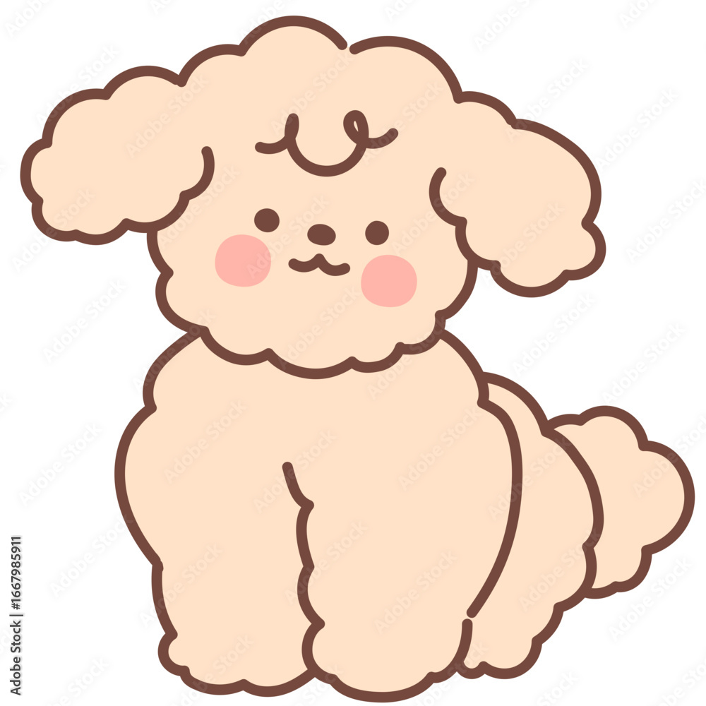Cute Fluffy Dog Illustration
Cute Fluffy Dog Illustration