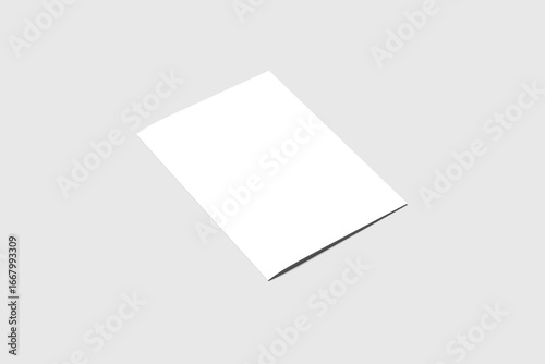 Bi Fold Brochure Mockup
