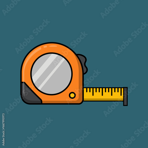 Measuring Tape Vector Icon