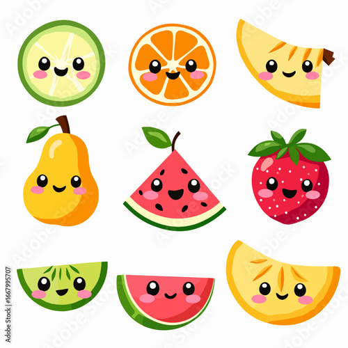Cartoon funny fruit cartoon