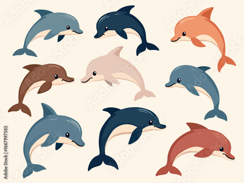 set of dolphins