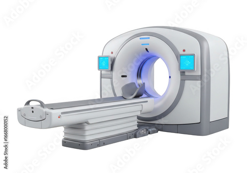 Advanced medical mri scanner machine for diagnostic imaging and health screening transparent background