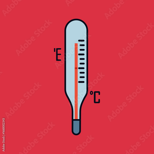 thermometer vector illustration