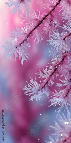 Frost-Covered Branches, Winter Wonderland