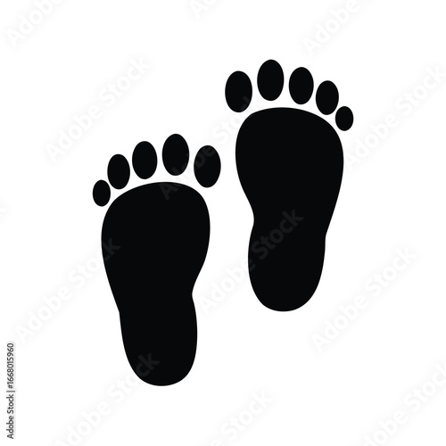 Adorable little baby feet showing the miracle of new life and beginnings