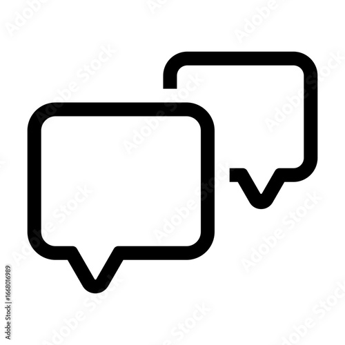 Comment icon speech bubble symbol. Chat message icons - talk message. Bubble chat icon. web vector icon