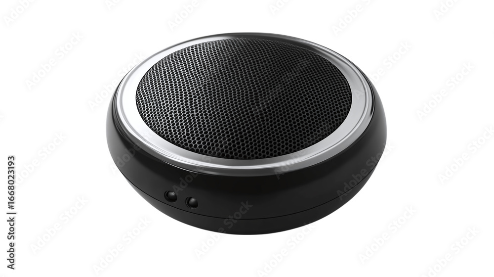 Obraz premium Modern Bluetooth speakerphone isolated on transparent background 