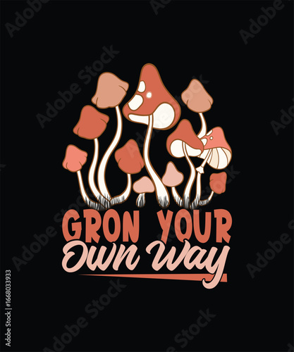 Webmushroom t shirt design,
illustration,
bohemian vibe top,
vintage groovy toy,
funky graphic print,
vector,
adobe illustrator,
design,
clothing,
