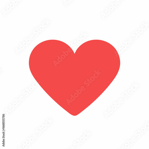 Simple coral heart shape with smooth curves, symbolizing love and affection. Free Download Simple coral heart shape with smooth curves, symbolizing love and affection. - GFXLoad