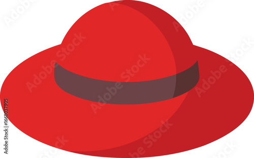 illustration of a red cape 