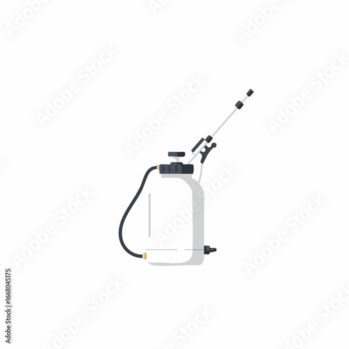 Grey and Black Handheld Pressure Sprayer with Extendable Wand