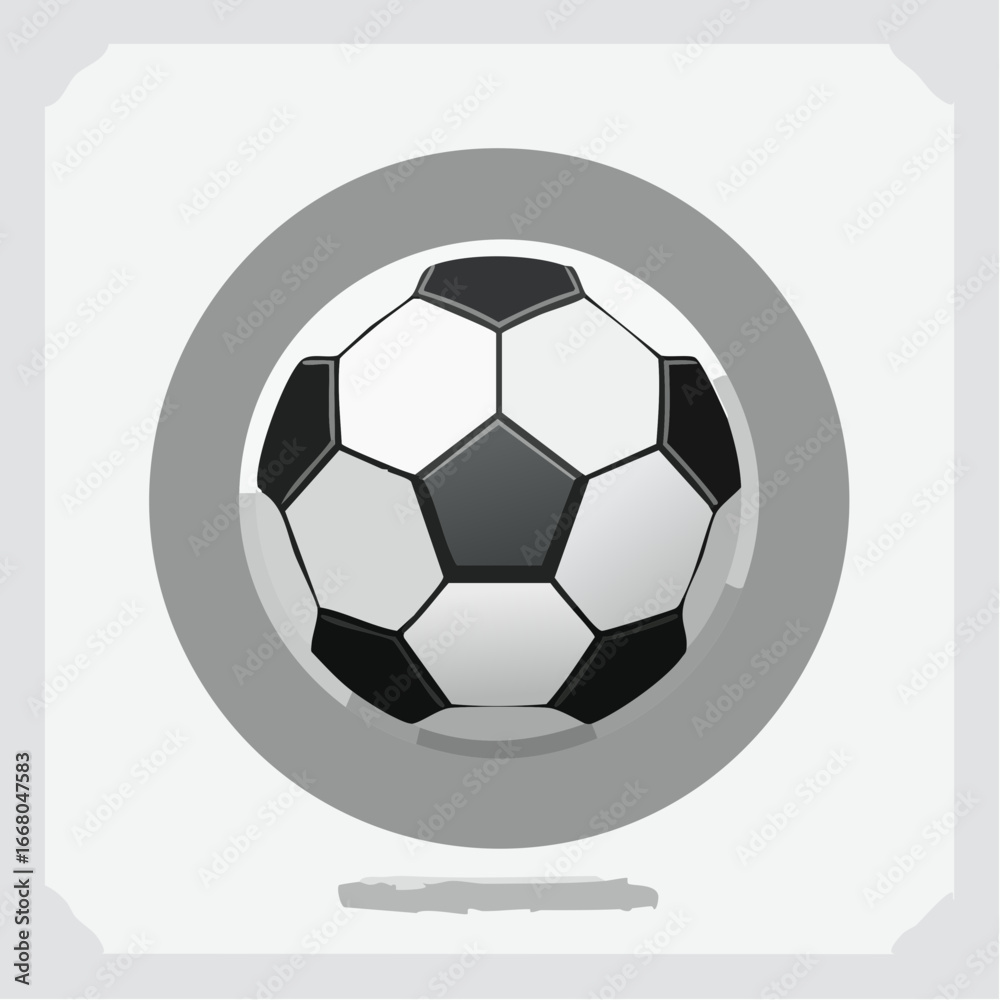 Fototapeta premium soccer ball vector illustration