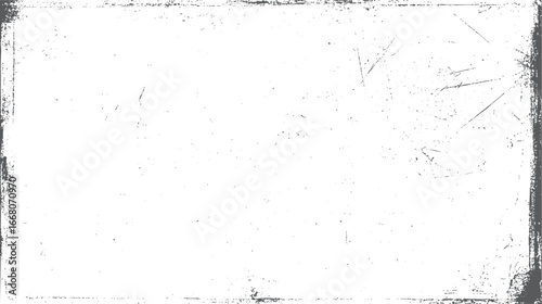 Distressed frame texture background. Scratched grunge surface with dirty noise. Perfect for old photo effects and textured design layers.